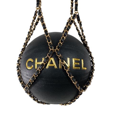 chanel basketball with chains|Chanel basketball chain harness.